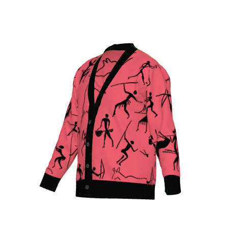Cave Painting Cardigan