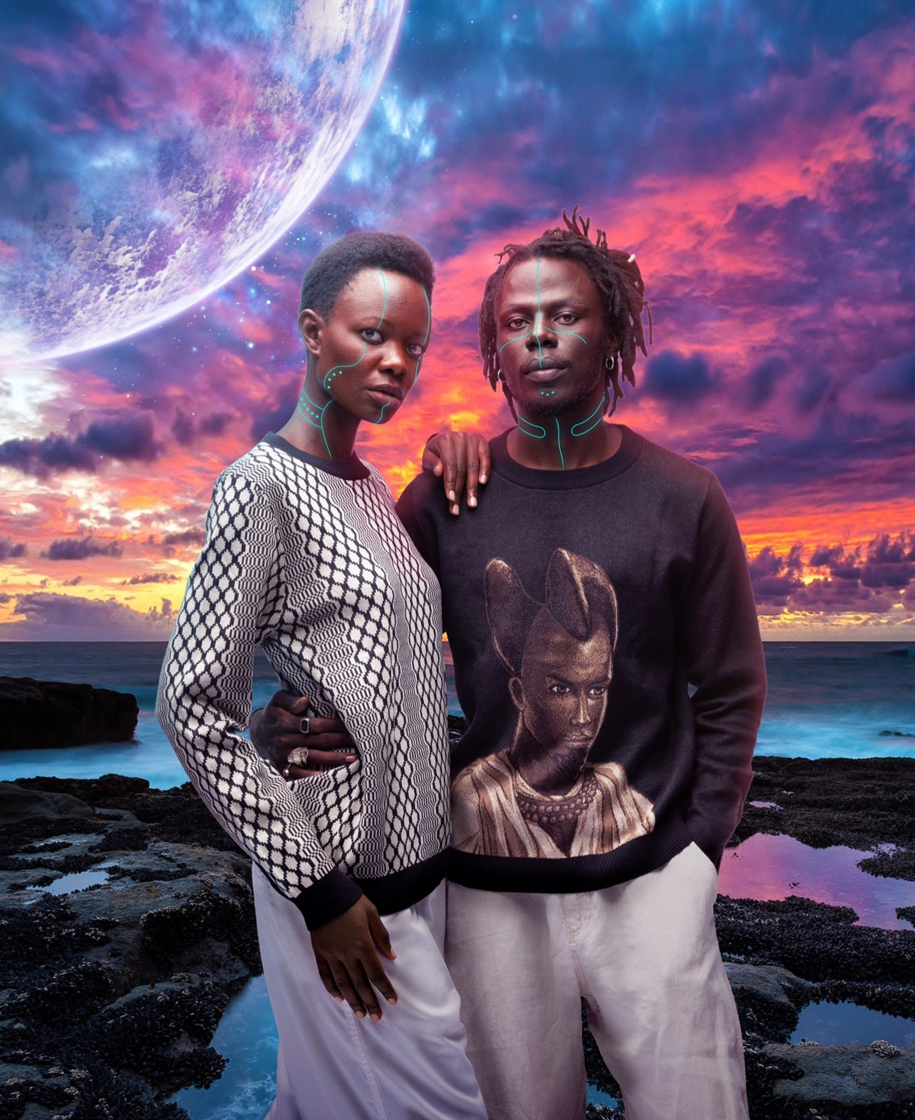 Amasunzu Knitted Sweater