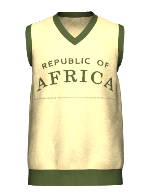 Republic of Africa Beige Sleeveless Knitwear