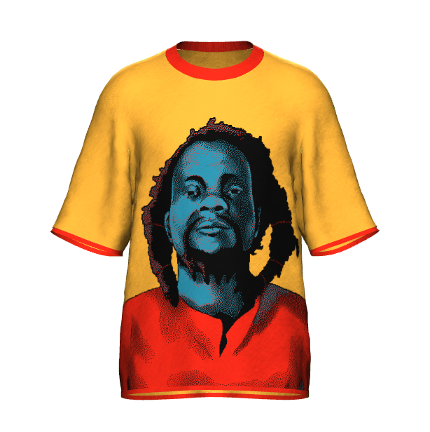 Dedan Kimathi Multi Color Short Sleeve Knitted Sweater