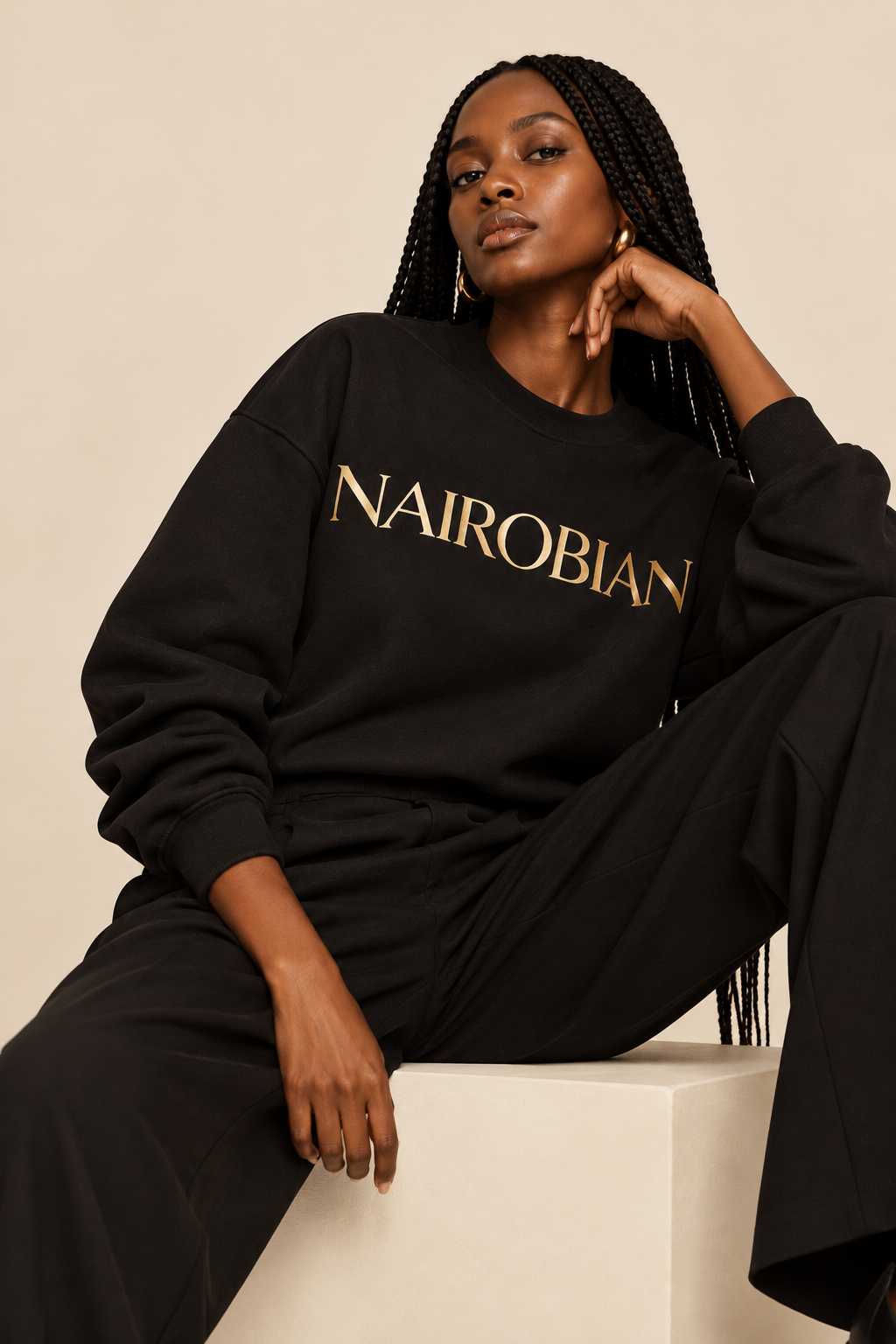 Nairobian Crewneck X-Mas Gold