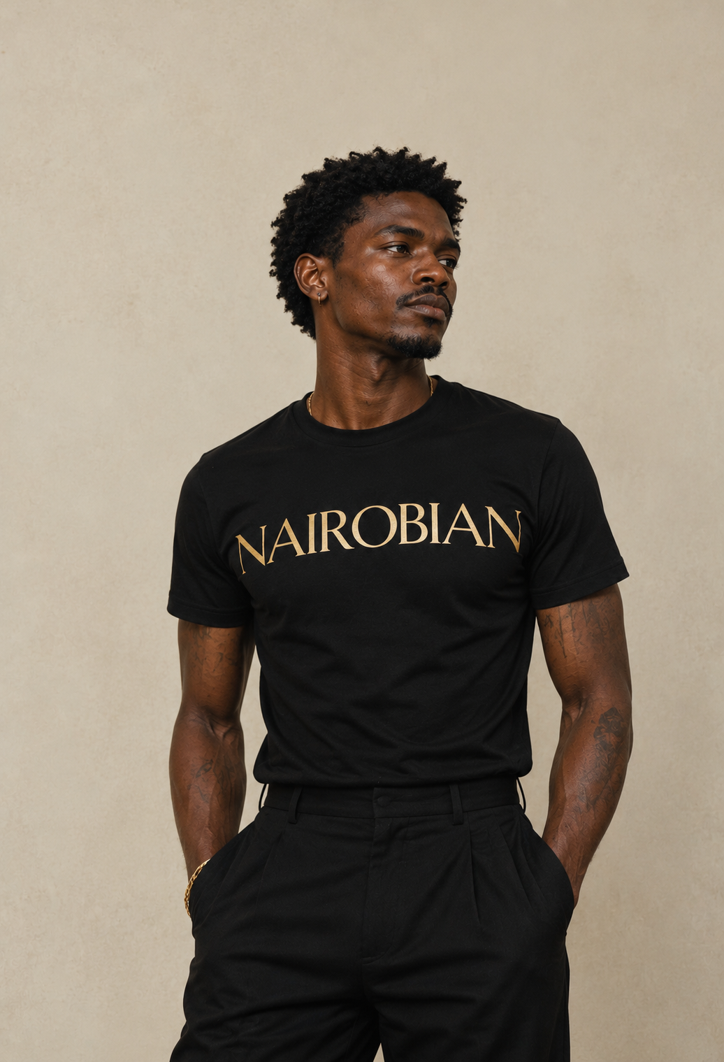 Nairobian Tee X-Mas Gold