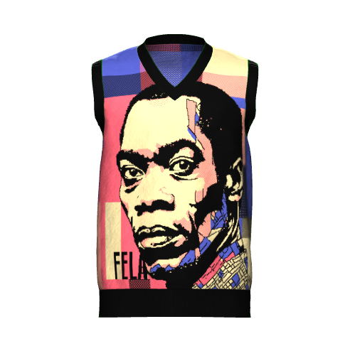 Fela Kuti Knitted Vest