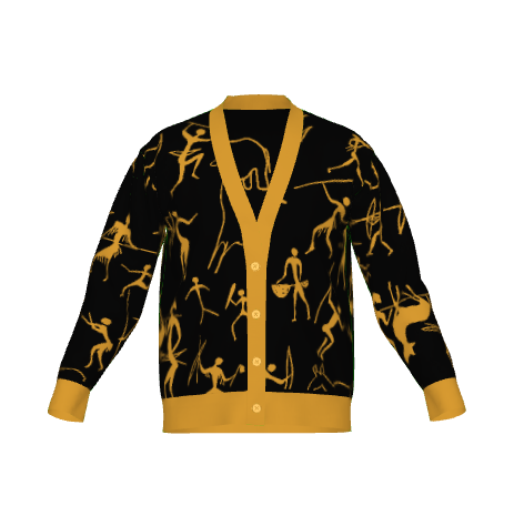 Cave Painting Cardigan
