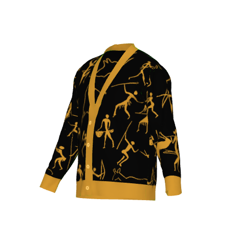 Cave Painting Cardigan