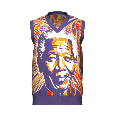 Nelson Mandela Knitted Vest