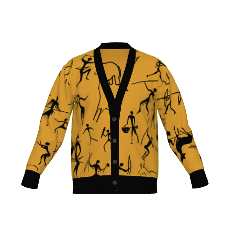 Cave Painting Cardigan