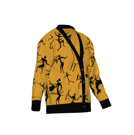 Cave Painting Cardigan