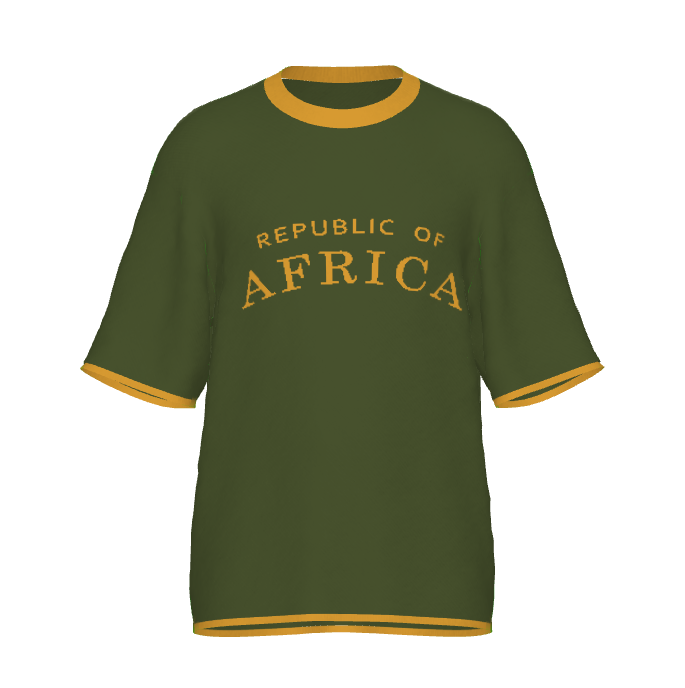 Republic of Africa Green Knitted Shirt