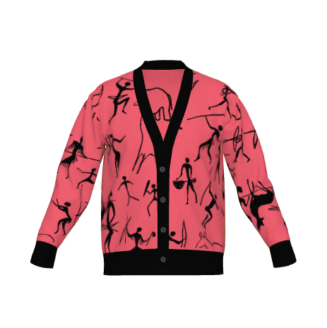 Cave Painting Cardigan