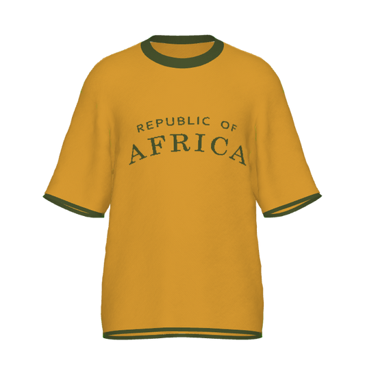 Republic Of Africa Yellow Knitted Shirt