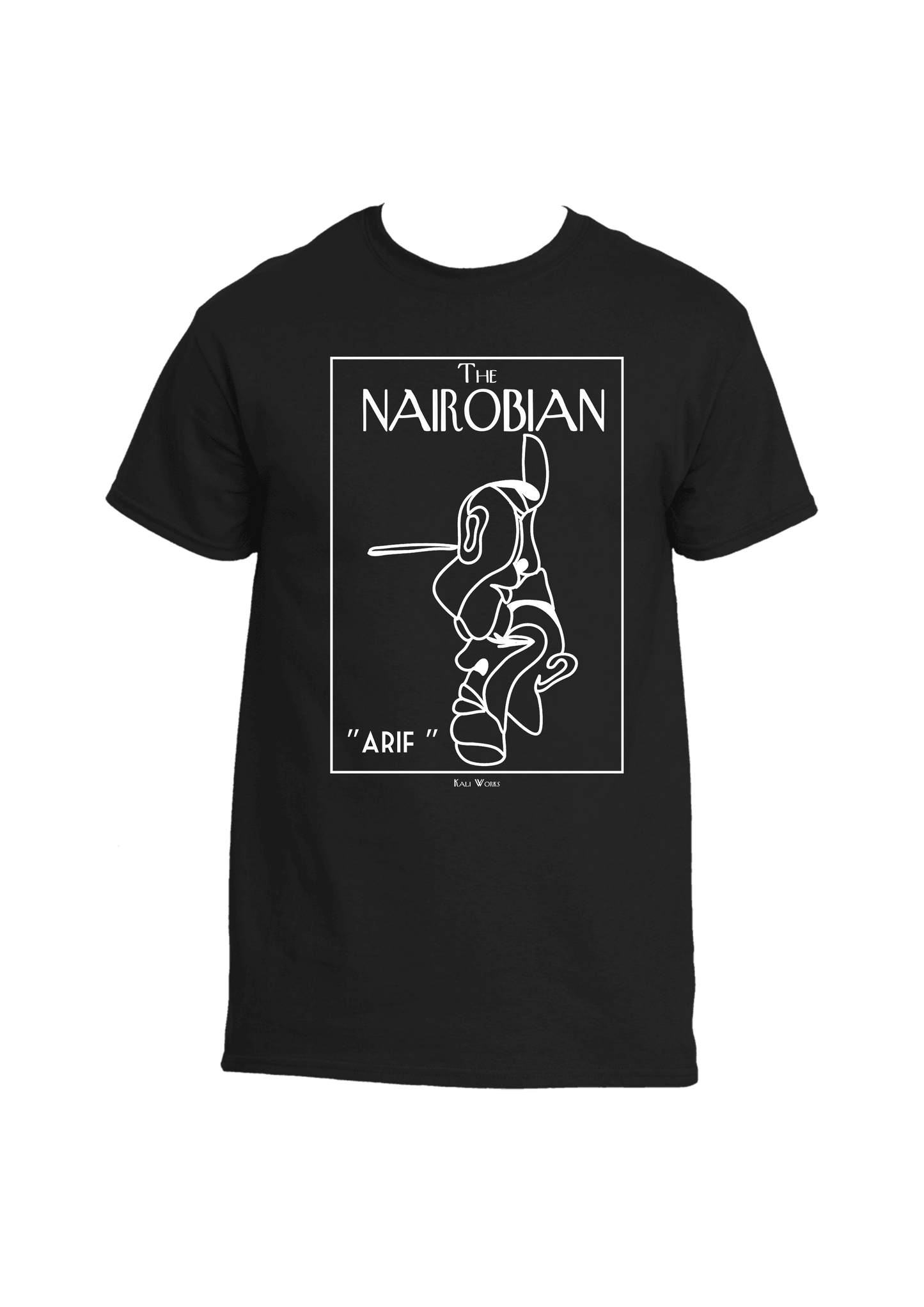 Nairobian ARIF (Black) Tee