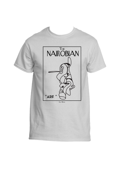 Nairobian ARIF (White) Tee