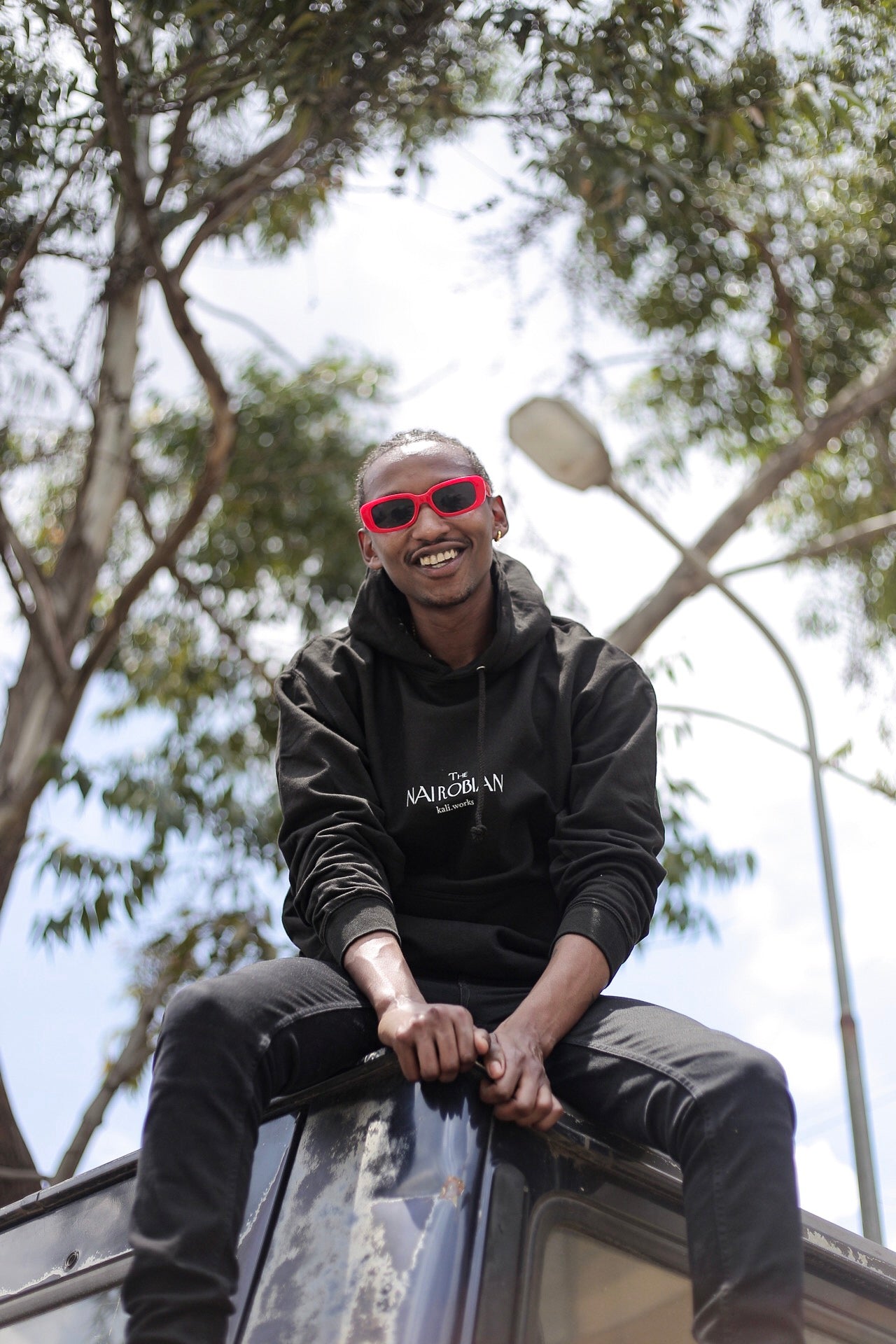 The Nairobian Black hoodie 