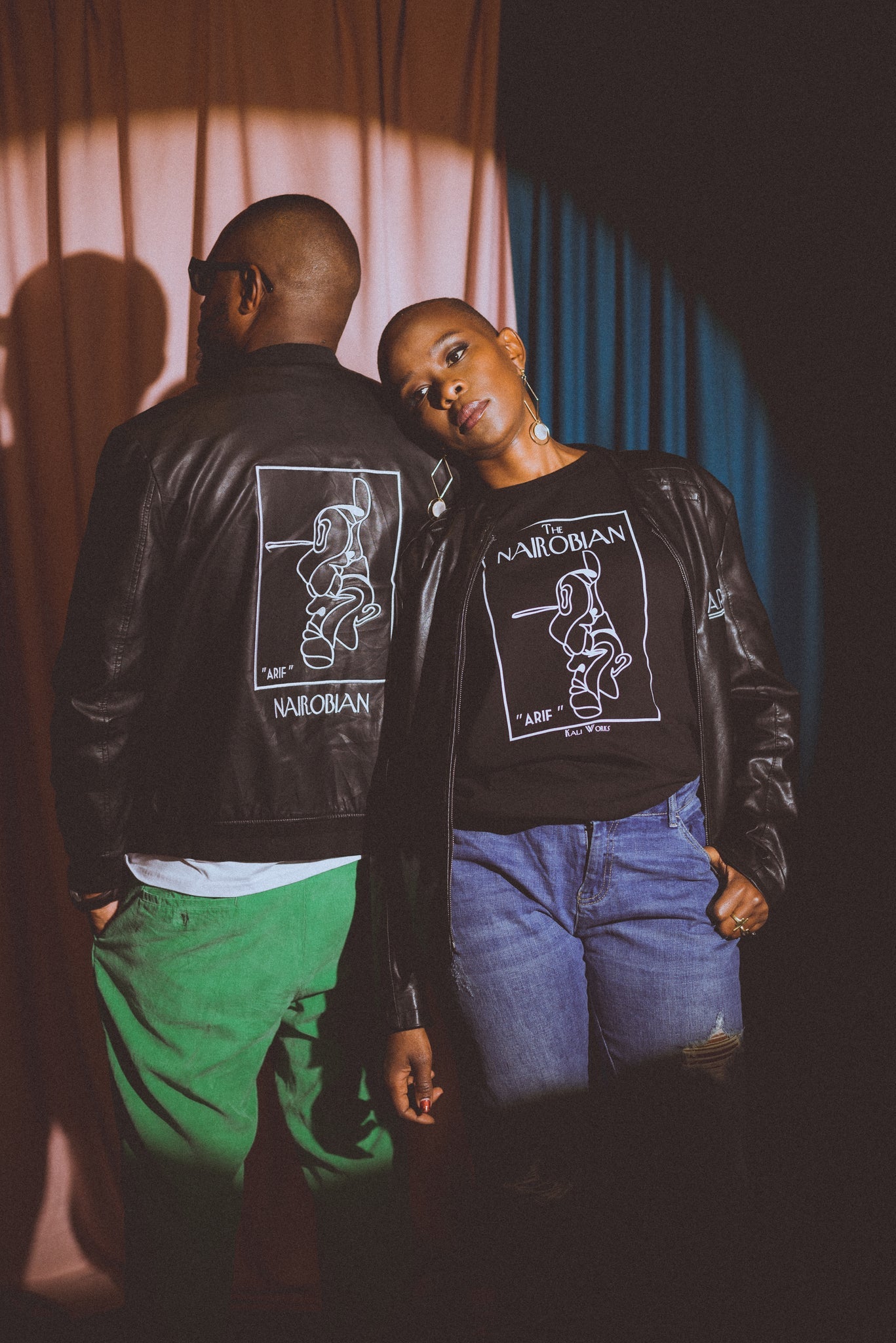 Nairobian ARIF (Black) Tee