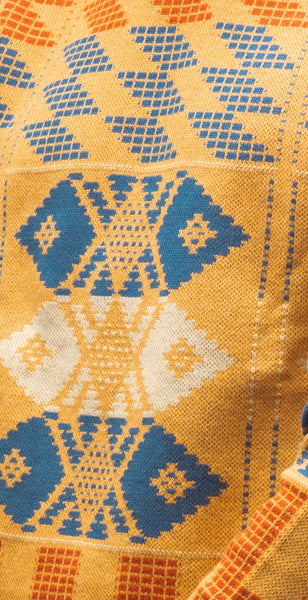Knitwear: Yellow Kente