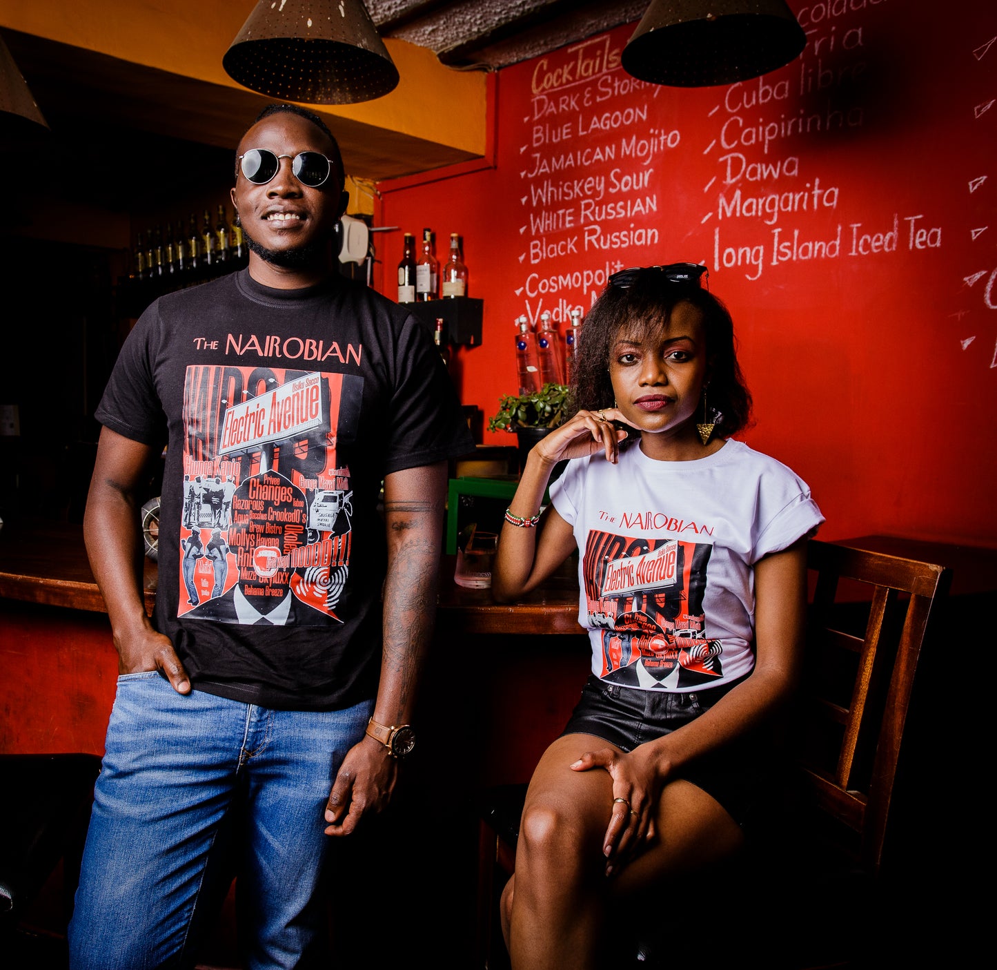 Nairobian Electric Avenue Tee (Black)