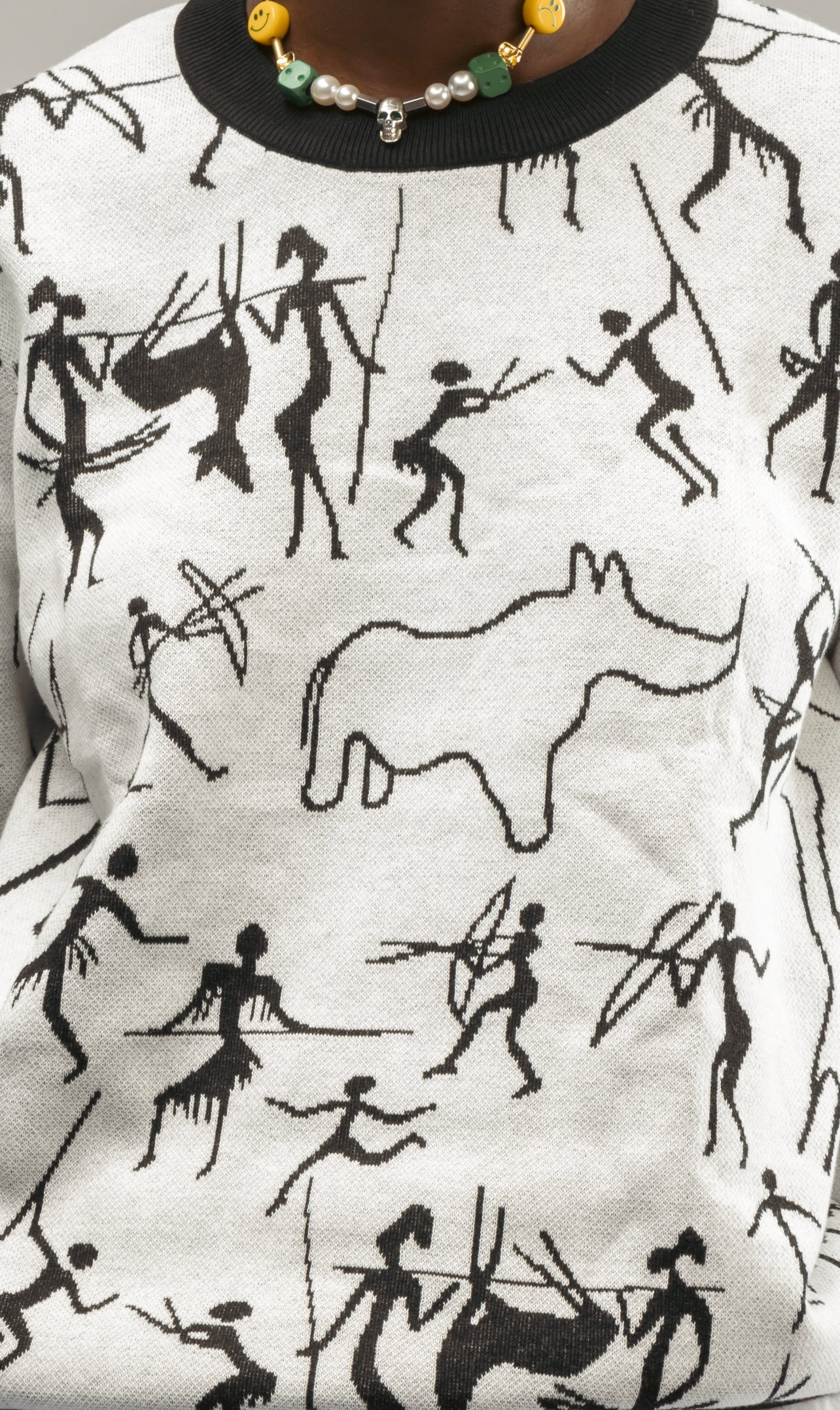 CAVE PAINTING Knitted Sweater