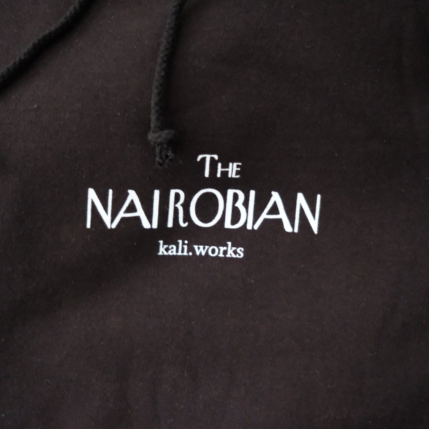The Nairobian Black hoodie 