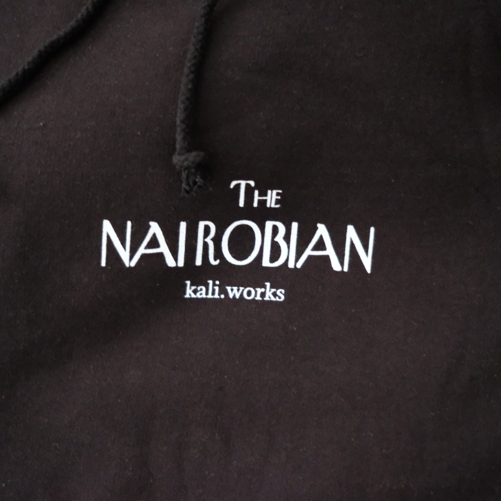 The Nairobian Black hoodie 